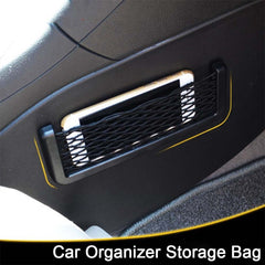 Car Storage Net Box Car Sticker Net Pocket Car Mobile Phone Holder Case