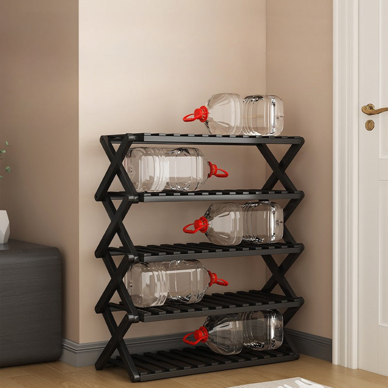 1pc Foldable Shoe Rack Durable Space Saving Storage Organizer for Home