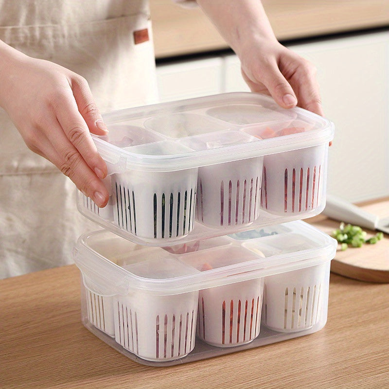 Onion Storage Box With Drainage Function Kitchen Organizer