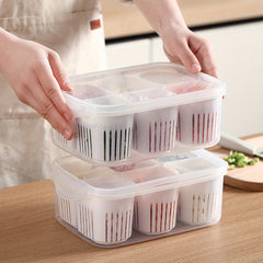 Onion Storage Box With Drainage Function Kitchen Organizer