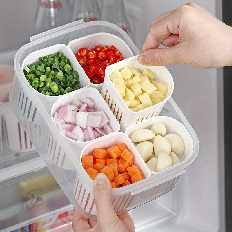 Onion Storage Box With Drainage Function Kitchen Organizer