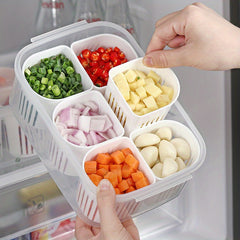 Onion Storage Box With Drainage Function Kitchen Organizer