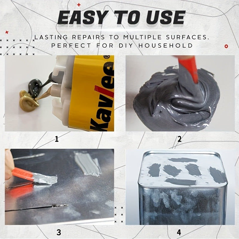 Stainless Steel Waterproof Repair Glue Kit with Tools