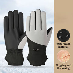 Winter Skiing & Riding Gloves - Warm, Windproof & Waterproof