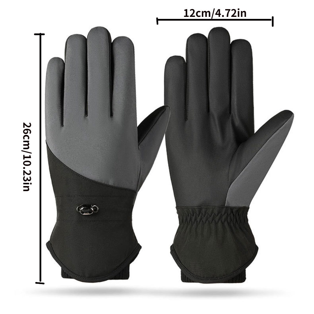 Winter Skiing & Riding Gloves - Warm, Windproof & Waterproof