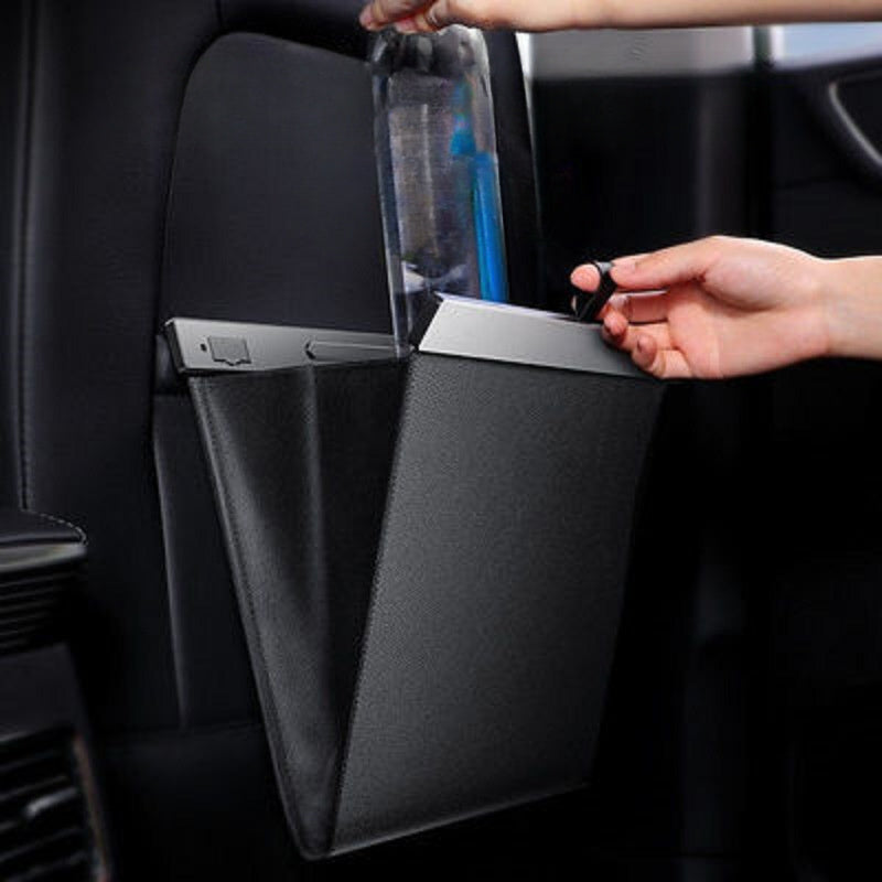 Car Garbage Bag Trash Can Magnetic Suction Organizer