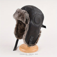 Thickened Trooper Hat Trapper Hat Winter Warm Velvet Windproof Ear Protection