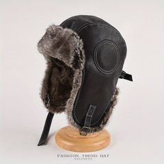 Thickened Trooper Hat Trapper Hat Winter Warm Velvet Windproof Ear Protection