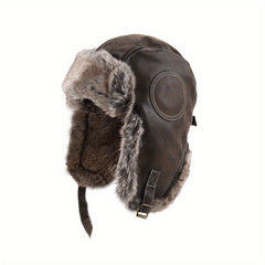 Thickened Trooper Hat Trapper Hat Winter Warm Velvet Windproof Ear Protection
