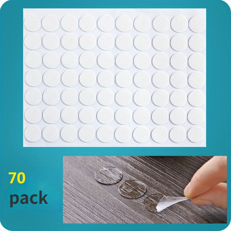 70pcs Transparent Acrylic Nano Adhesive Points