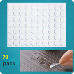 70pcs Transparent Acrylic Nano Adhesive Points