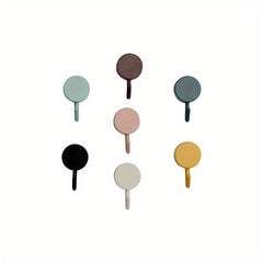 10pcs Mini Self Adhesive Hook Round Wall Mounted Hook
