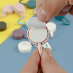 10pcs Mini Self Adhesive Hook Round Wall Mounted Hook