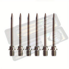 6pcs Steel Tip Dart Replacement Needles Pure Copper Hard Dart Tip Accessories