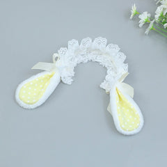 Princess Dress Rabbit Ear Headband Doll Accessory Plush Decorative Decoration