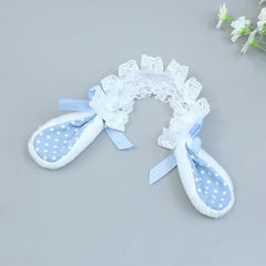 Princess Dress Rabbit Ear Headband Doll Accessory Plush Decorative Decoration
