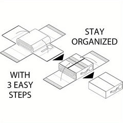 Fabric Foldable Storage Box Bed Sheet Quilt Cover Organizer