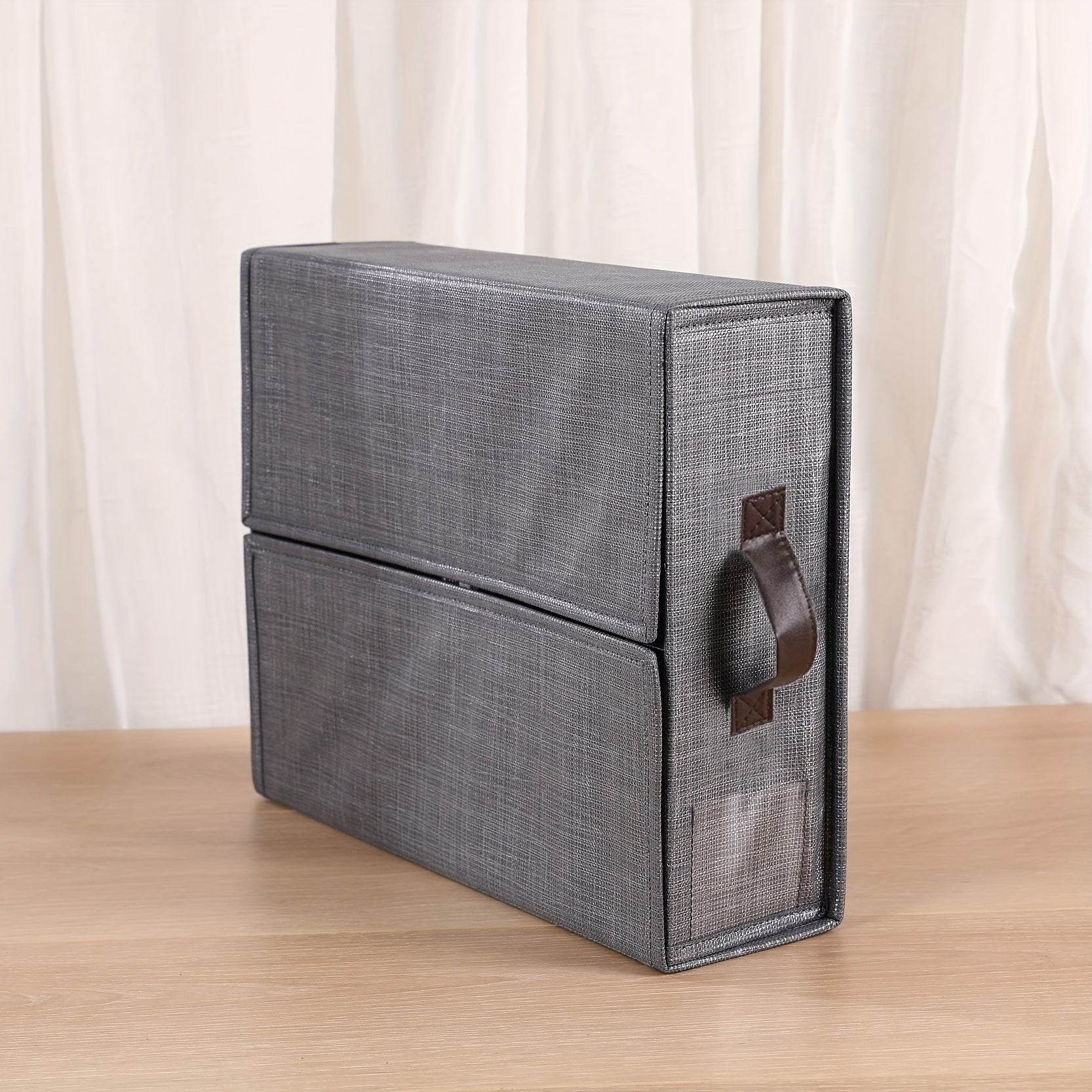 Fabric Foldable Storage Box Bed Sheet Quilt Cover Organizer