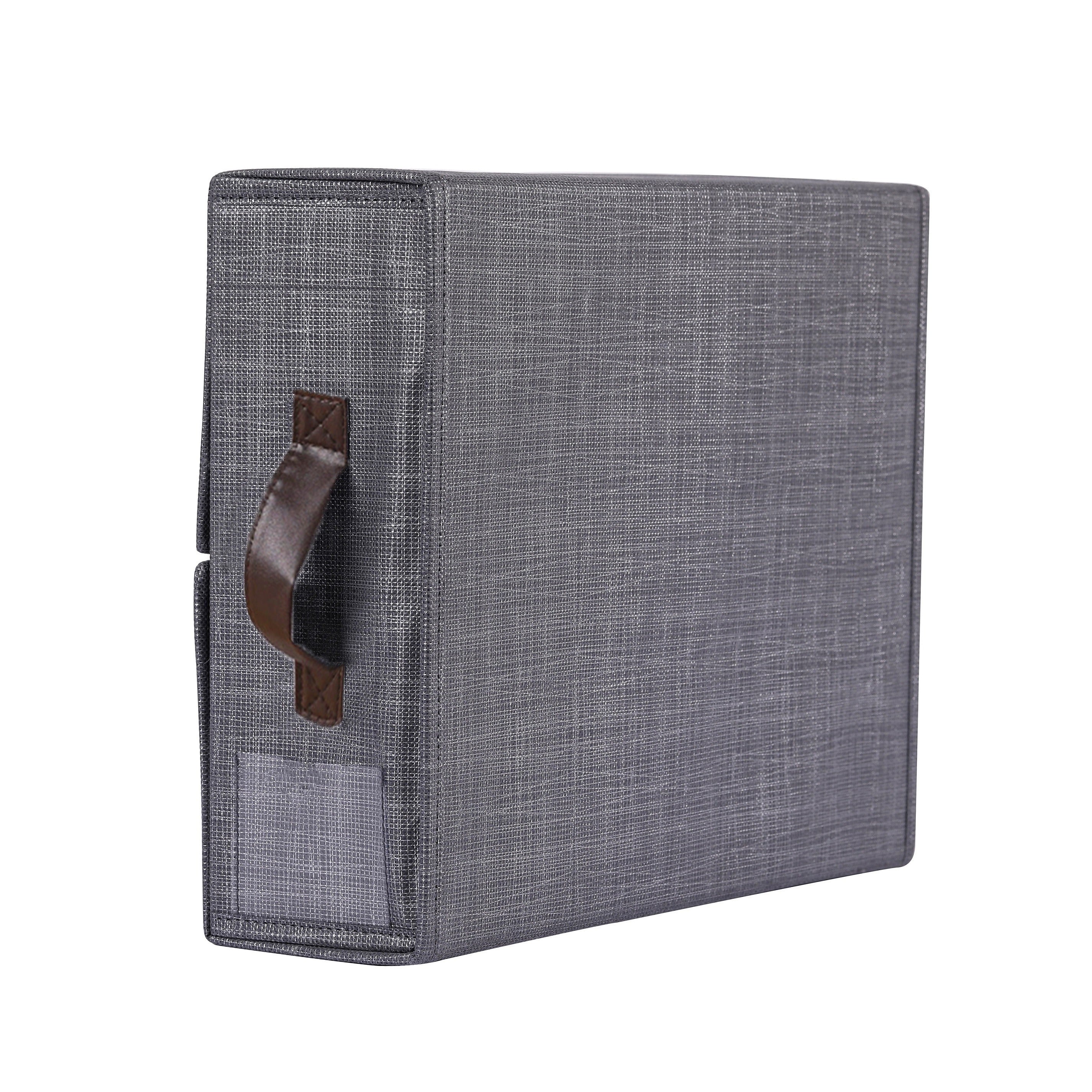 Fabric Foldable Storage Box Bed Sheet Quilt Cover Organizer