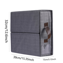 Fabric Foldable Storage Box Bed Sheet Quilt Cover Organizer