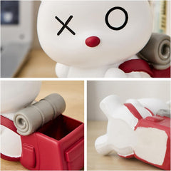 Bear Shaped Resin Pen Holder Decorative Desk Organizer