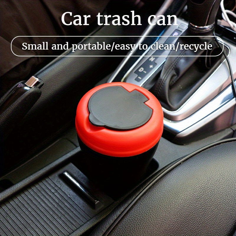 Car PP Trash Can Cup Shape Mini Trash Can Car Accessories