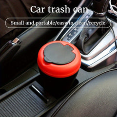 Car PP Trash Can Cup Shape Mini Trash Can Car Accessories