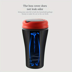 Car PP Trash Can Cup Shape Mini Trash Can Car Accessories