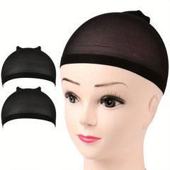 2pcs Stretchy Wig Cap Breathable Hair Accessories for Men and Women