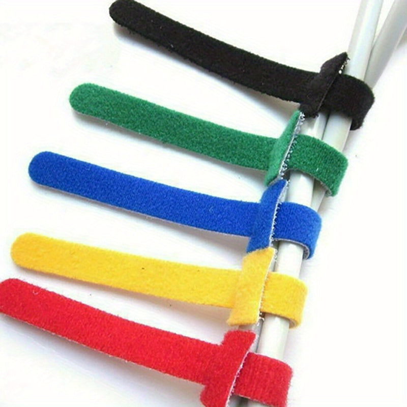 5pcs Fishing Rod Tie Strap Tackle Wrap Band Pole Holder Fastener
