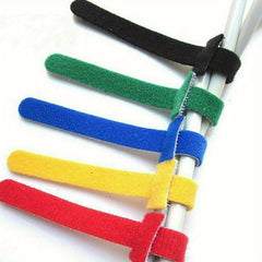 5pcs Fishing Rod Tie Strap Tackle Wrap Band Pole Holder Fastener