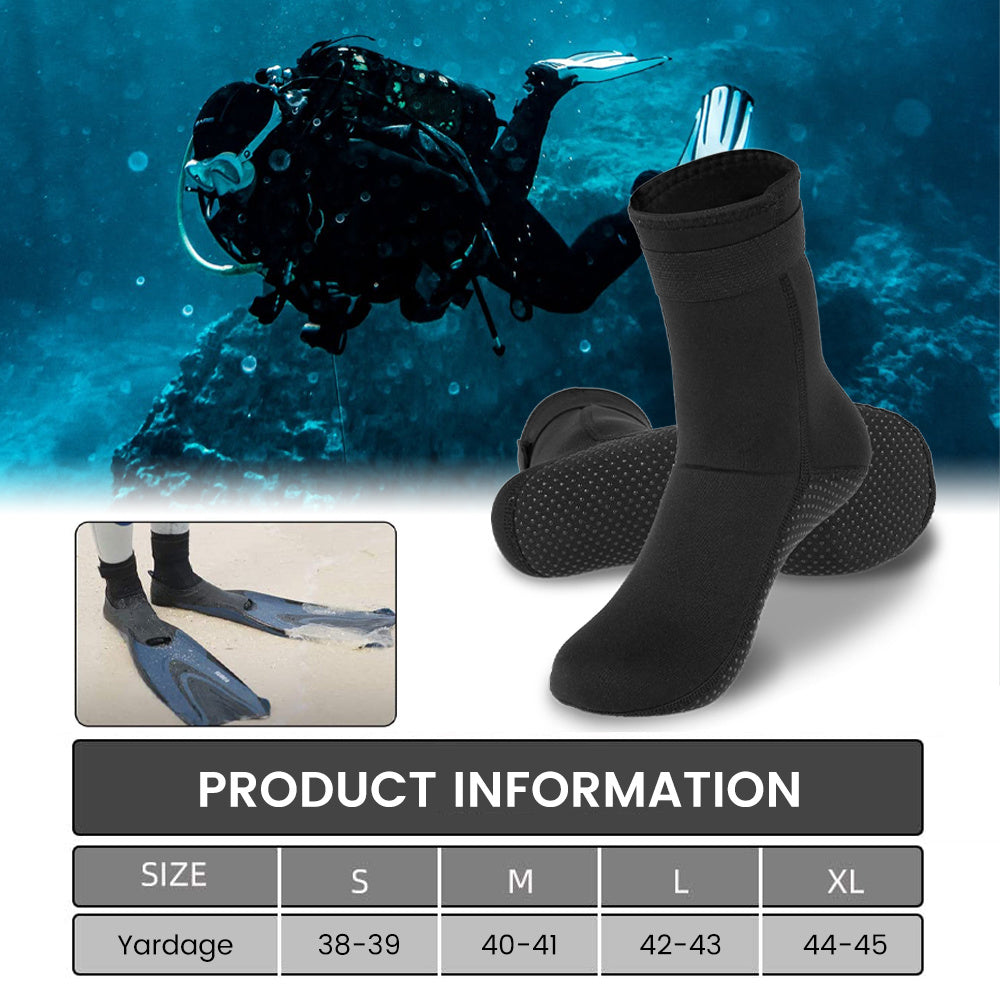Neoprene Water Sport Socks Diving Surfing Wetsuit Snorkeling Fins Boots