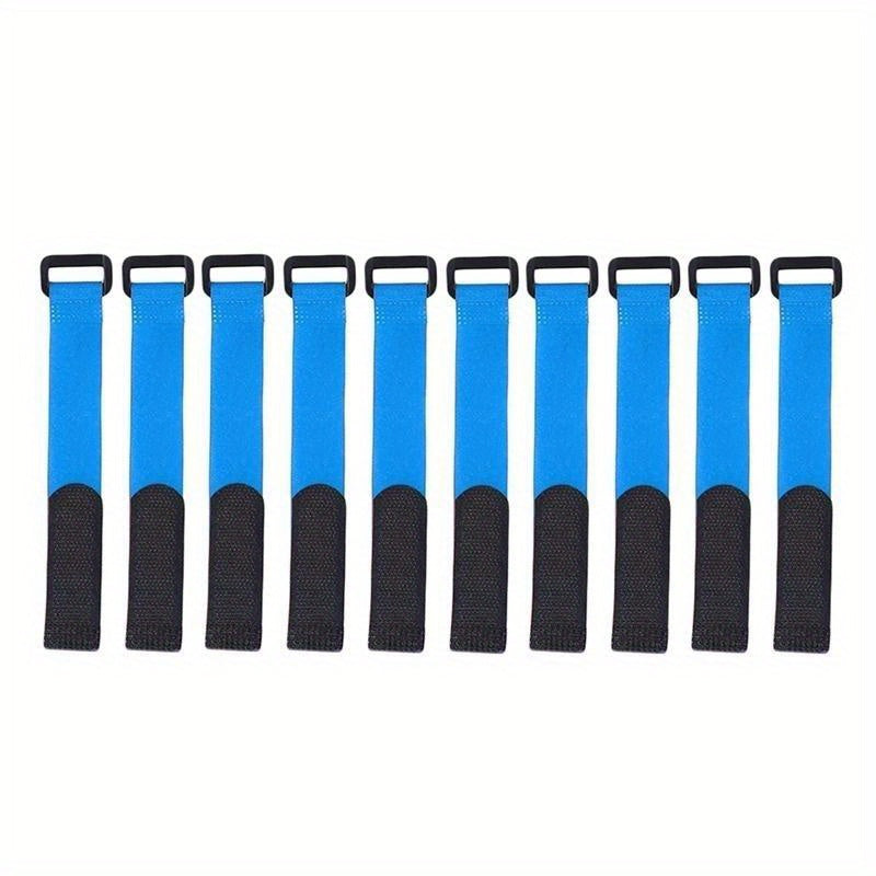 20 200mm Reverse Buckle Hoop And Loop Fasteners Binding Strap