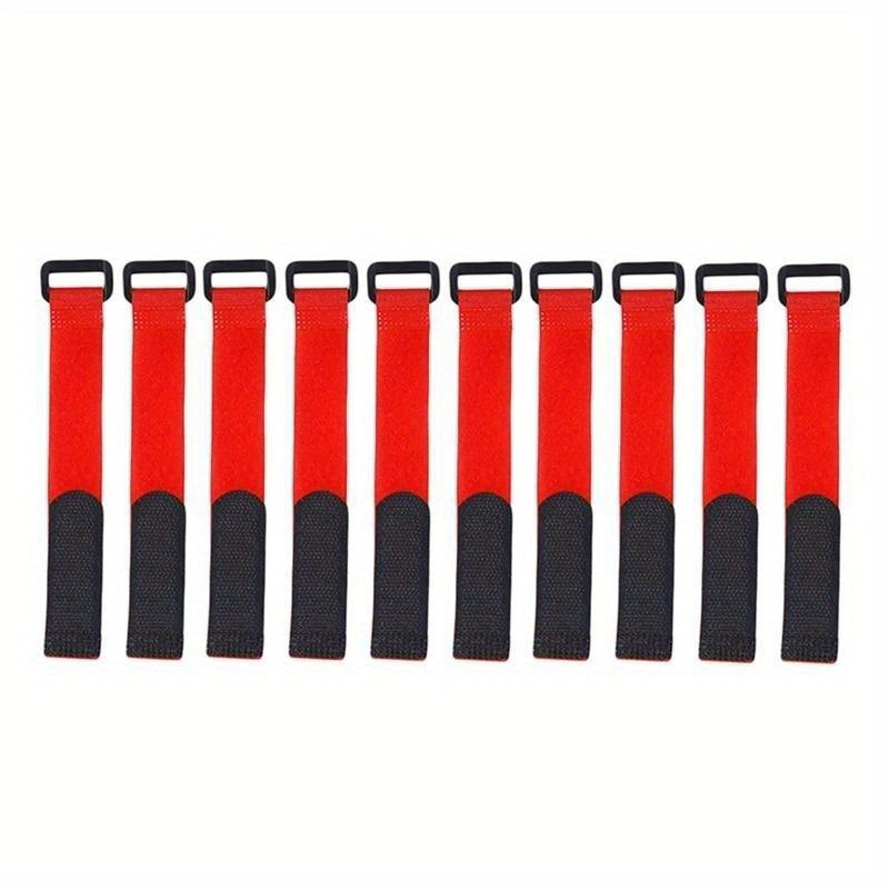 20 200mm Reverse Buckle Hoop And Loop Fasteners Binding Strap