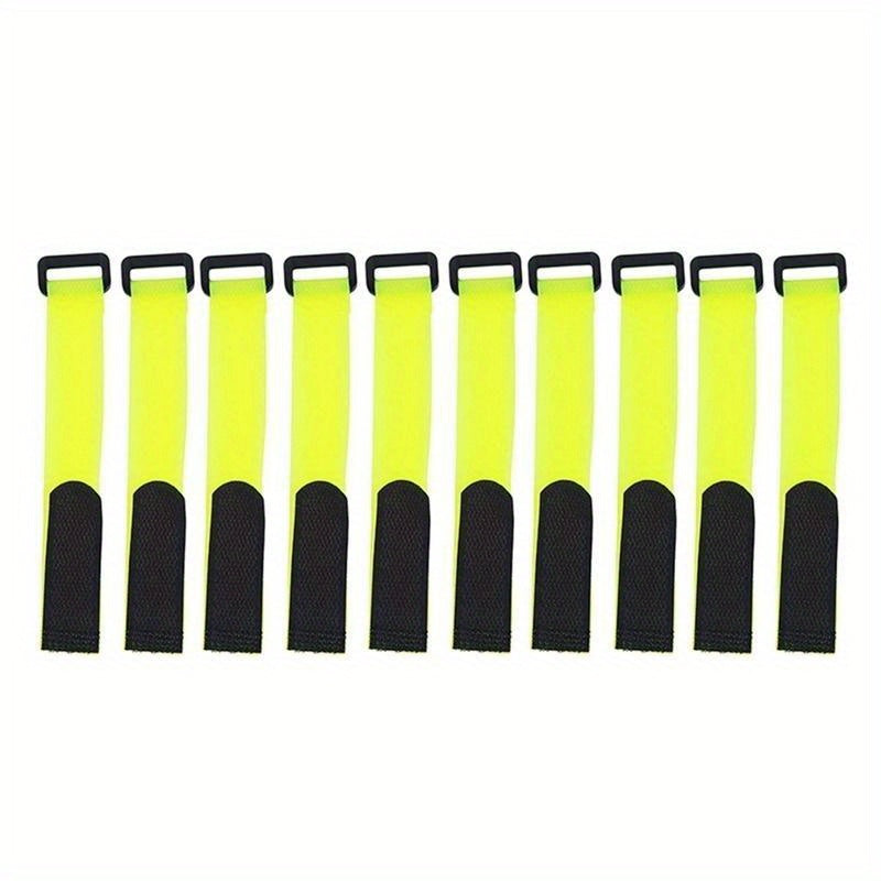 20 200mm Reverse Buckle Hoop And Loop Fasteners Binding Strap