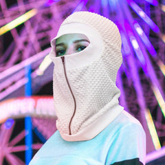 Zipper Balaclava Ski Mask Breathable Fancy Full Face Mask
