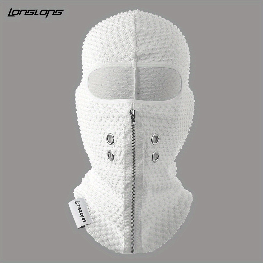 Zipper Balaclava Face Mask Ski Mask Full Face Mask for Men Women