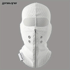Zipper Balaclava Face Mask Ski Mask Full Face Mask for Men Women
