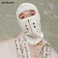 Zipper Balaclava Face Mask Ski Mask Full Face Mask for Men Women