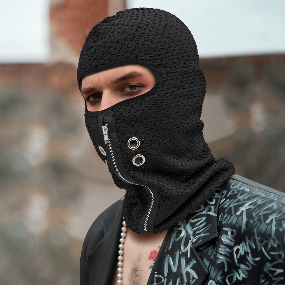 Zipper Balaclava Face Mask Ski Mask Full Face Mask for Men Women