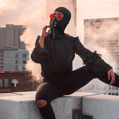 Zipper Balaclava Face Mask Ski Mask Full Face Mask for Men Women