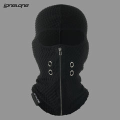 Zipper Balaclava Face Mask Ski Mask Full Face Mask for Men Women