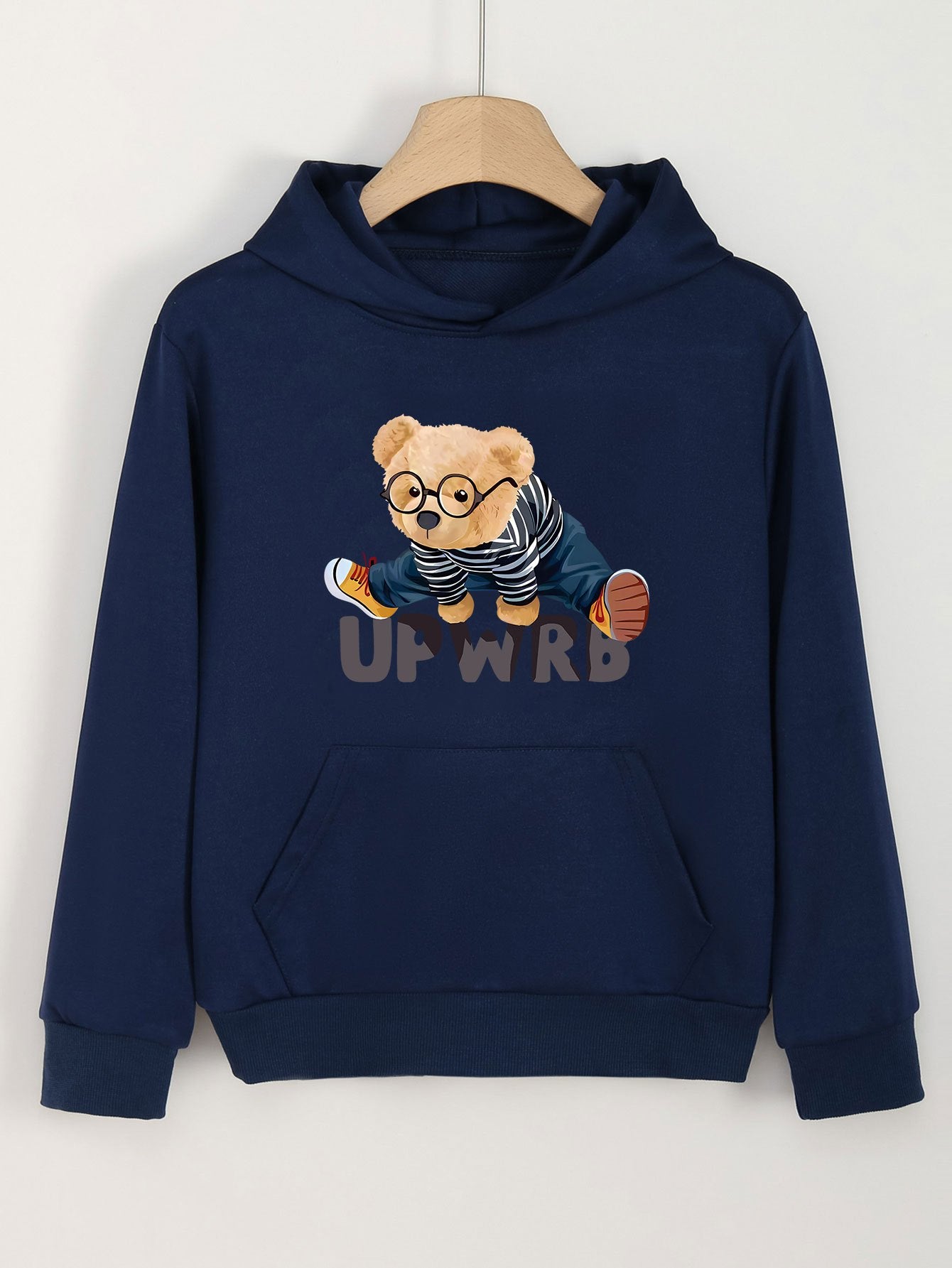 Girls Dance Bear Long Sleeve Hooded Sweatshirt for Spring Fall Christmas Gift