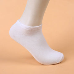Men's Solid Crew Socks Breathable Comfy Casual Unisex Socks