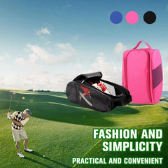 Portable Golf Shoe Bag Oxford Cloth Lightweight for Outdoor Sports