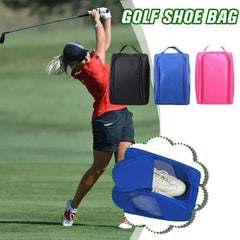 Portable Golf Shoe Bag Oxford Cloth Lightweight for Outdoor Sports