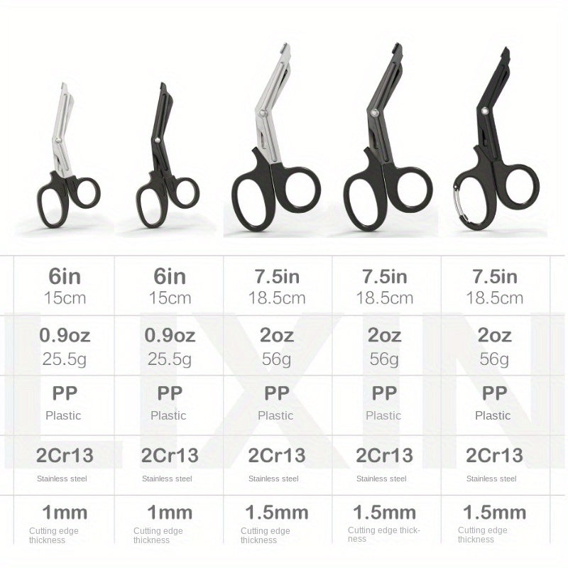 Durable Bandage Scissors for Emergency & Outdoor Activities
