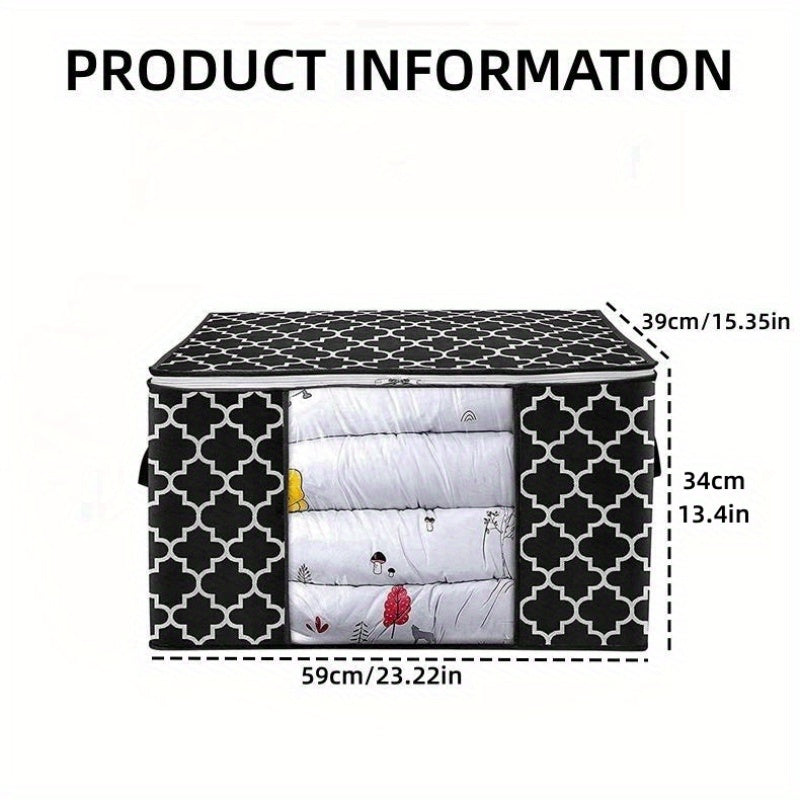 Large Capacity Storage Bag With Handles Dustproof Clothes Storage Bag