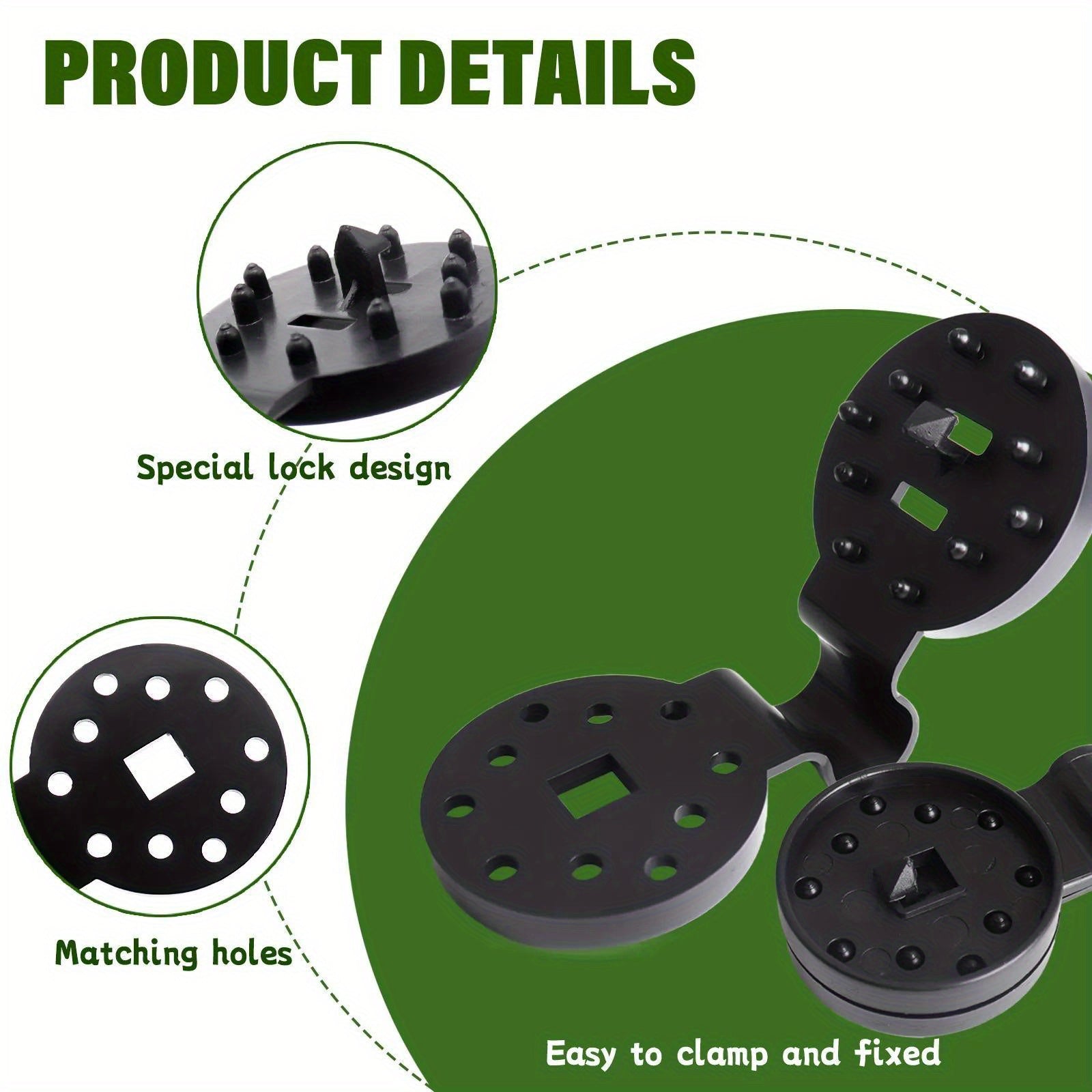10pcs Awning Plastic Clips Outdoor Shade Cloth Net Clip Garden Buildings Fence
