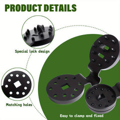 10pcs Awning Plastic Clips Outdoor Shade Cloth Net Clip Garden Buildings Fence